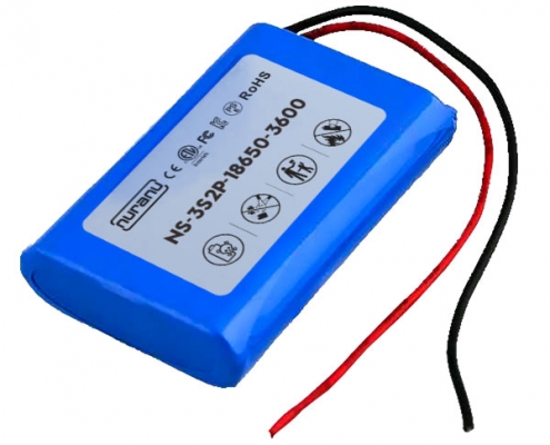 11.1V 3.6AH 18650 lithium ion battery pack for science education robot