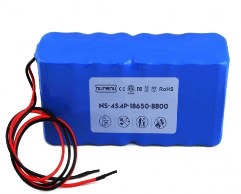 14.8V 8.8AH 18650 lithiumbatterijpak voor draagbare zuurstofgenerator