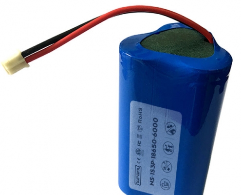 Bateria de íon de lítio 3.7 V 6AH 6000mAh 18650 para luz de pesca LED