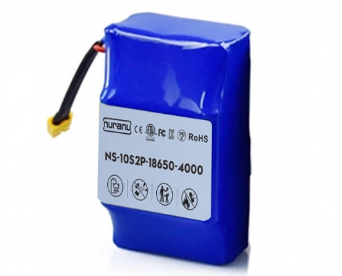 36V 4AH 18650 Lithium Ion Battery Pack For Smart Balance Scooters