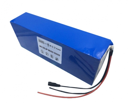 Paquete de batería de iones de litio 48V 10AH 18650 samsung para bicicleta eléctrica inteligente