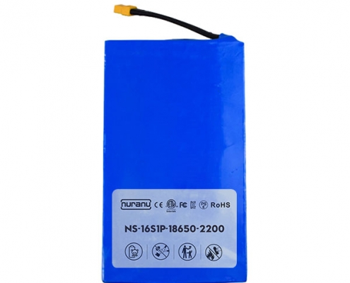 60V 2.2AH 18650 lithium ion battery pack for electric unicycle