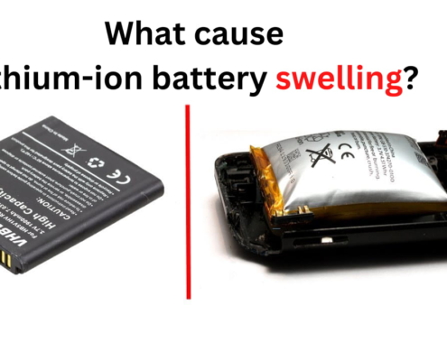 ¿Qué causa la hinchazón de la batería de iones de litio?