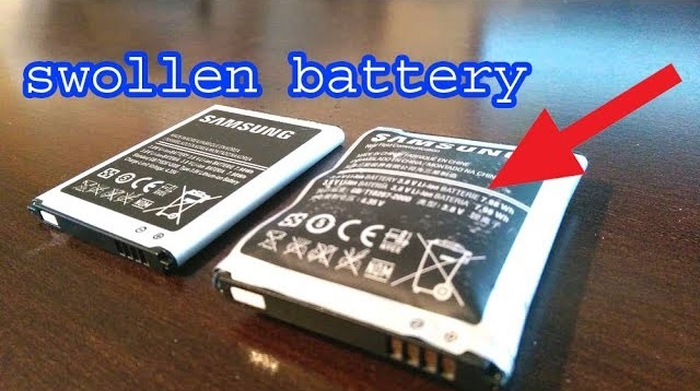 swollen battery