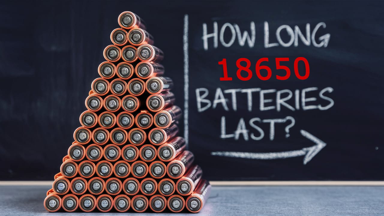 how long do 18650 batteries last