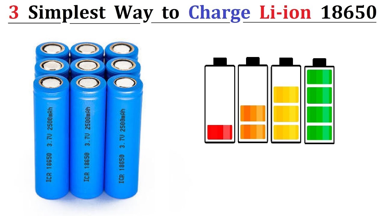 how to charge 18650 battery