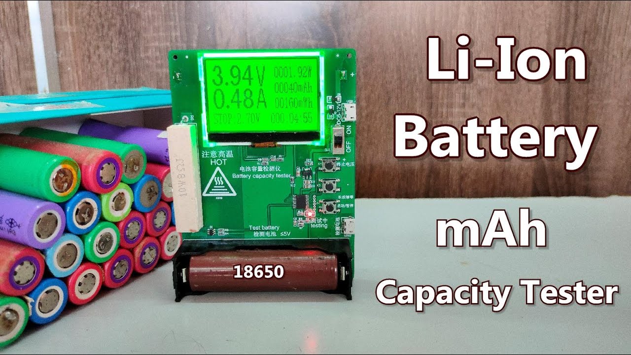 how to calculate 18650 battery capacity