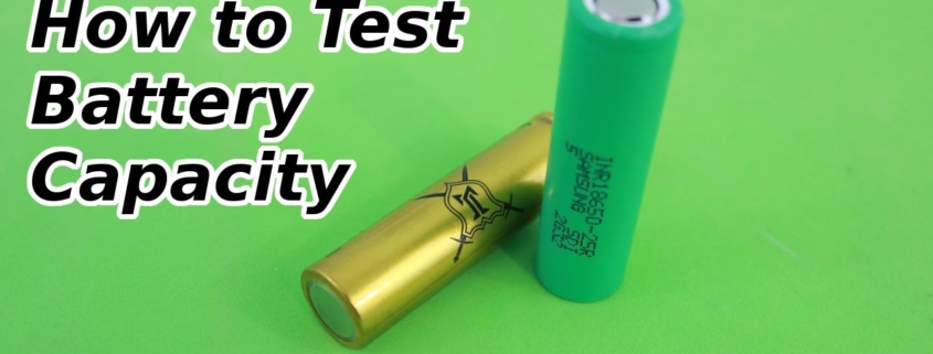 how to check 18650 battery capacity