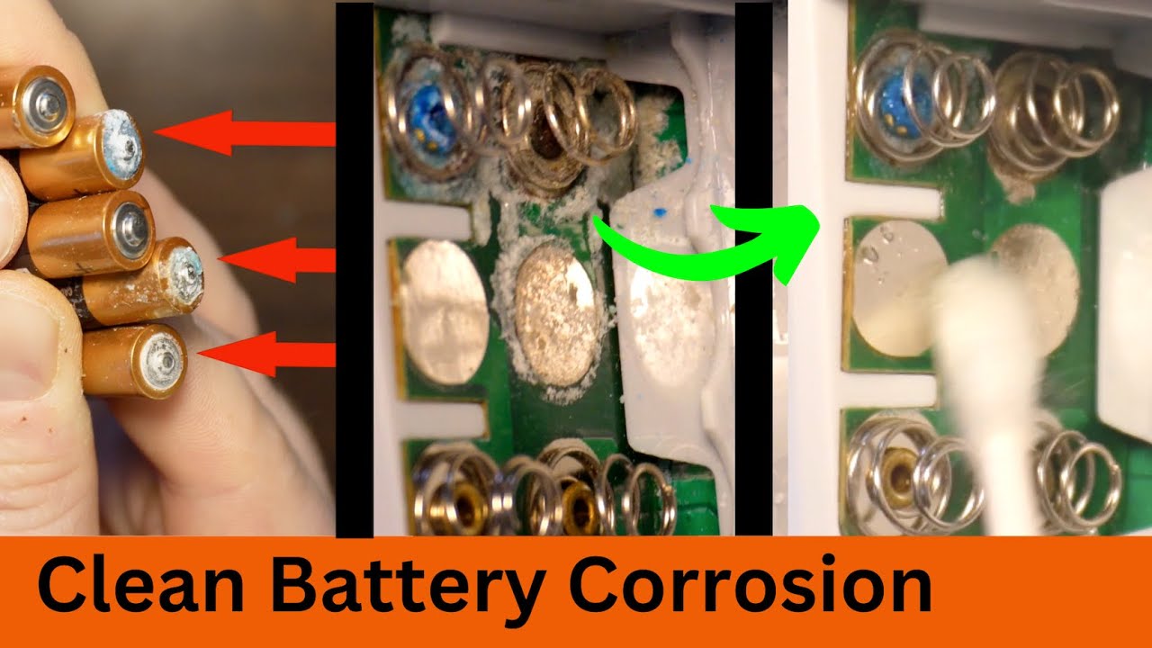 how to clean 18650 battery contacts