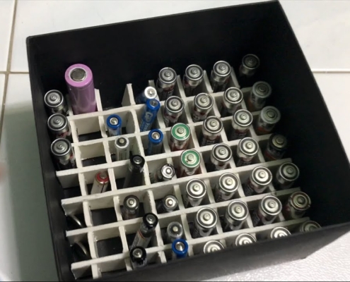 18650 battery storage