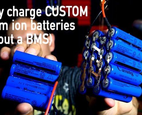 can you trickle charge a 18650 battery pack