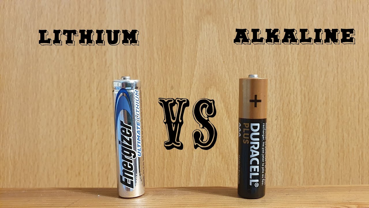 difference between alkaline and lithium batteries