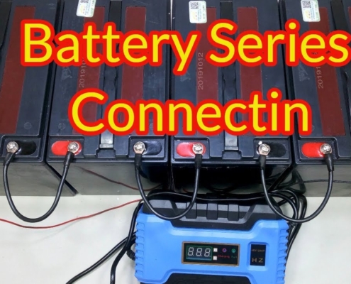how to connect batteries in series