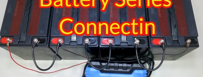 how to connect batteries in series