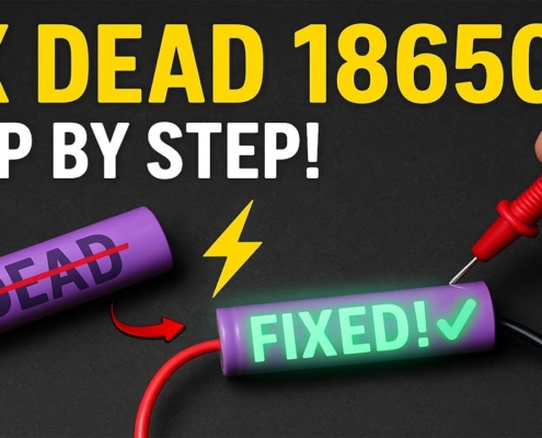 how to bring a 18650 battery back to life