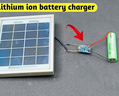 how to charge 18650 battery with solar panel