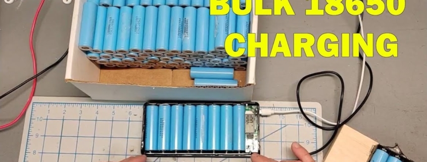how to charge two 18650 batteries in parallel