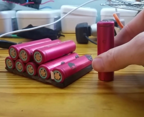 how to discharge a 18650 battery