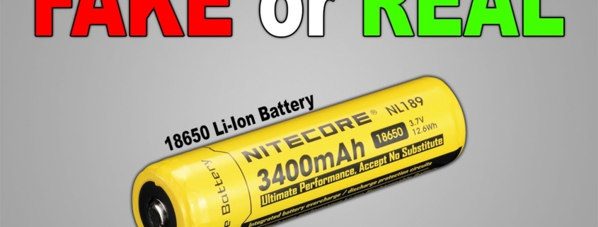how to identify 18650 battery