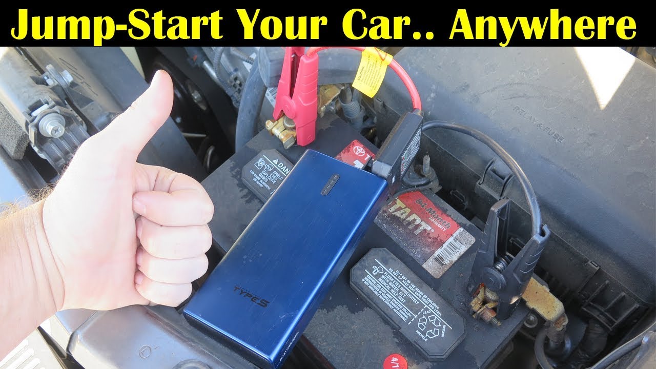 how to jump start a car with a battery pack