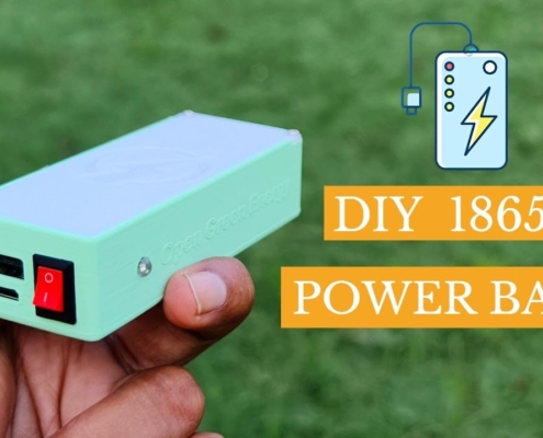 how to make power bank with 18650 battery