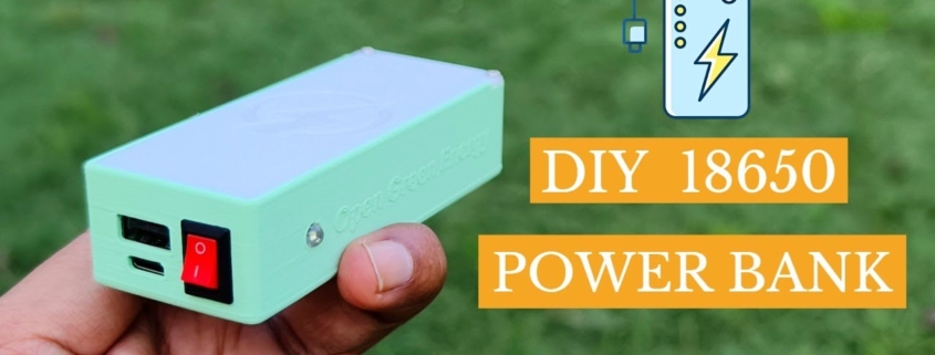how to make power bank with 18650 battery