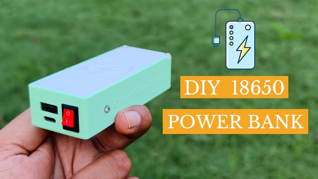 how to make power bank with 18650 battery