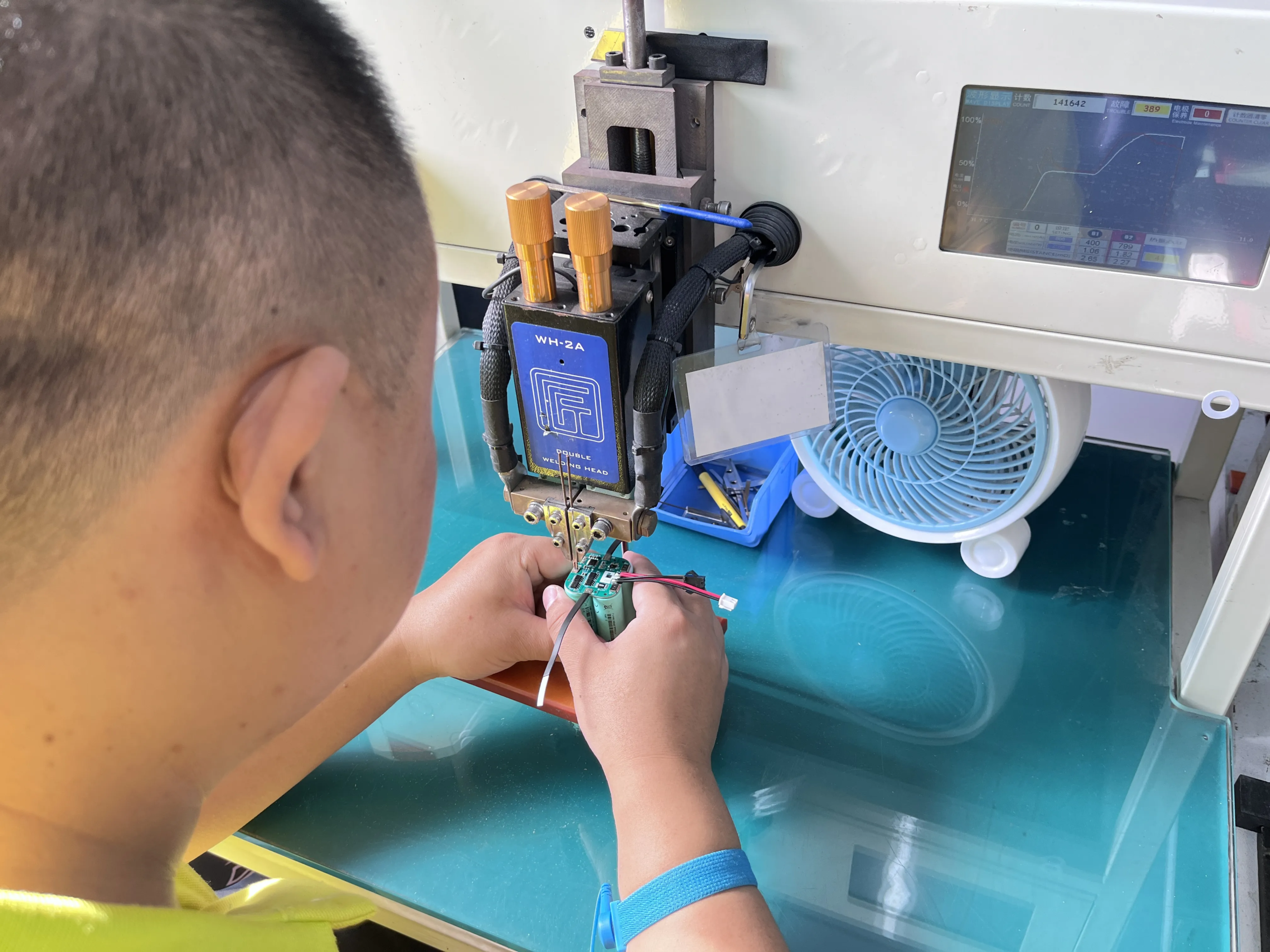 Spot Welding & Assembly — quality test stage