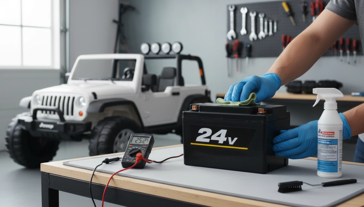 Entretien et maintenance de la batterie Power Wheels 24V