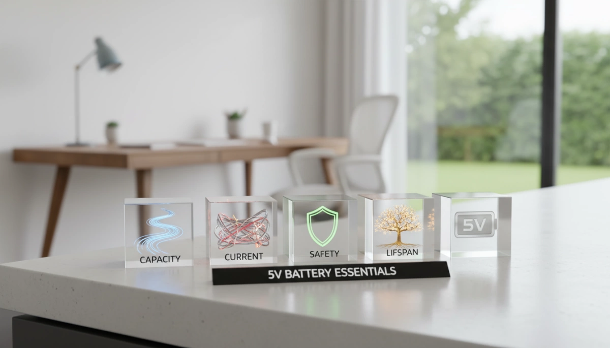 Les essentiels des batteries 5V : capacité, courant, sécurité, durée de vie
