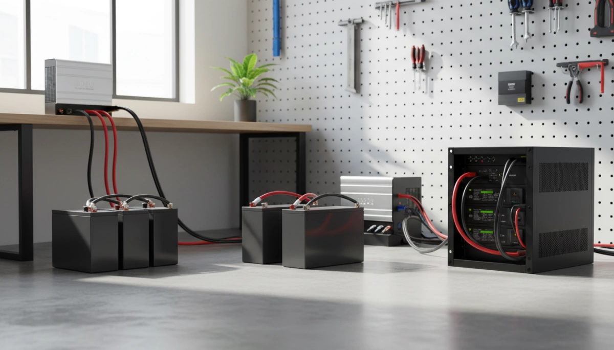Configurations de batteries pour les installations d'onduleurs de 3000W