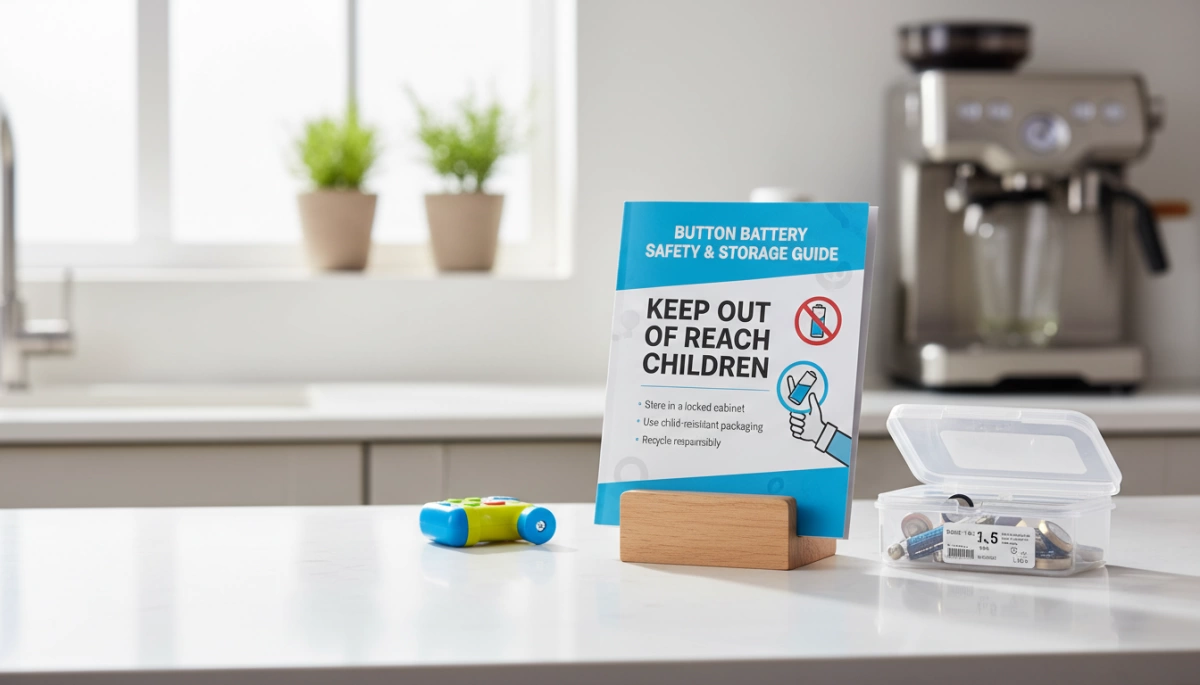 Guida alla sicurezza e allo stoccaggio delle batterie a bottone