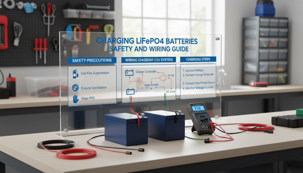 Guide de sécurité et de câblage pour la charge des batteries LiFePO4
