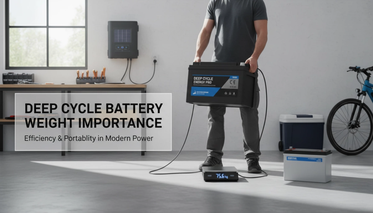 Importance du Poids des Batteries à Cycle Profond