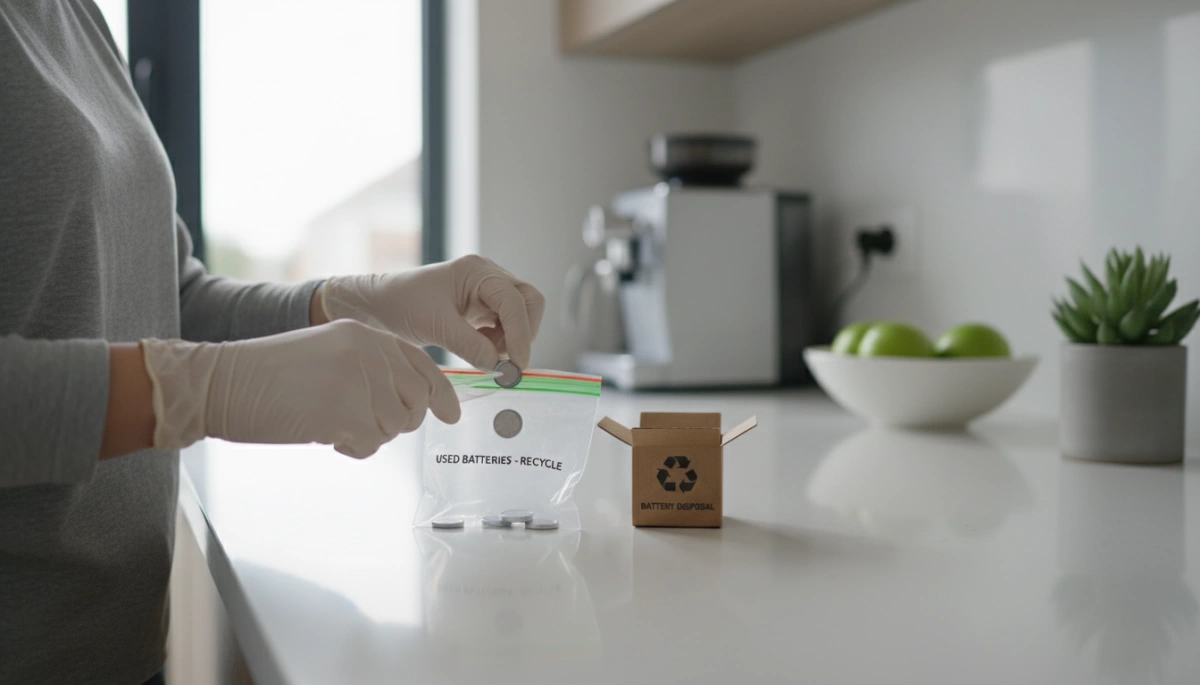 Manipulation et élimination sécurisées des batteries de monnaie