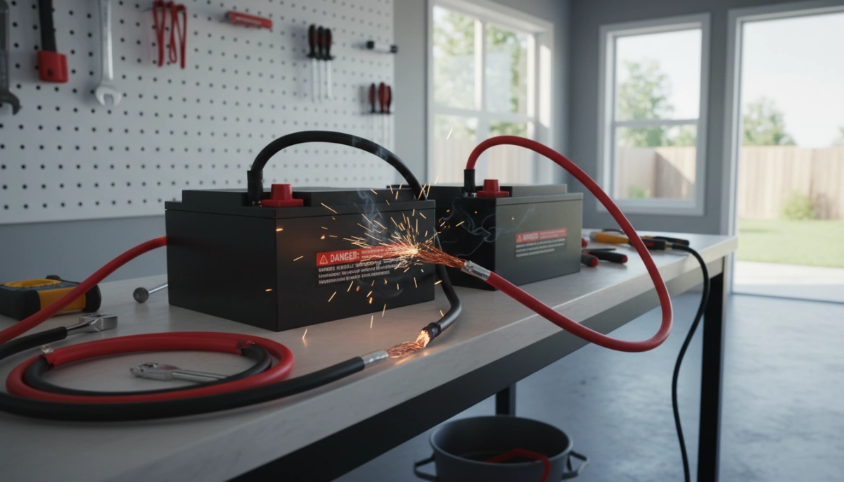 Risques de sécurité lors du câblage en parallèle des batteries