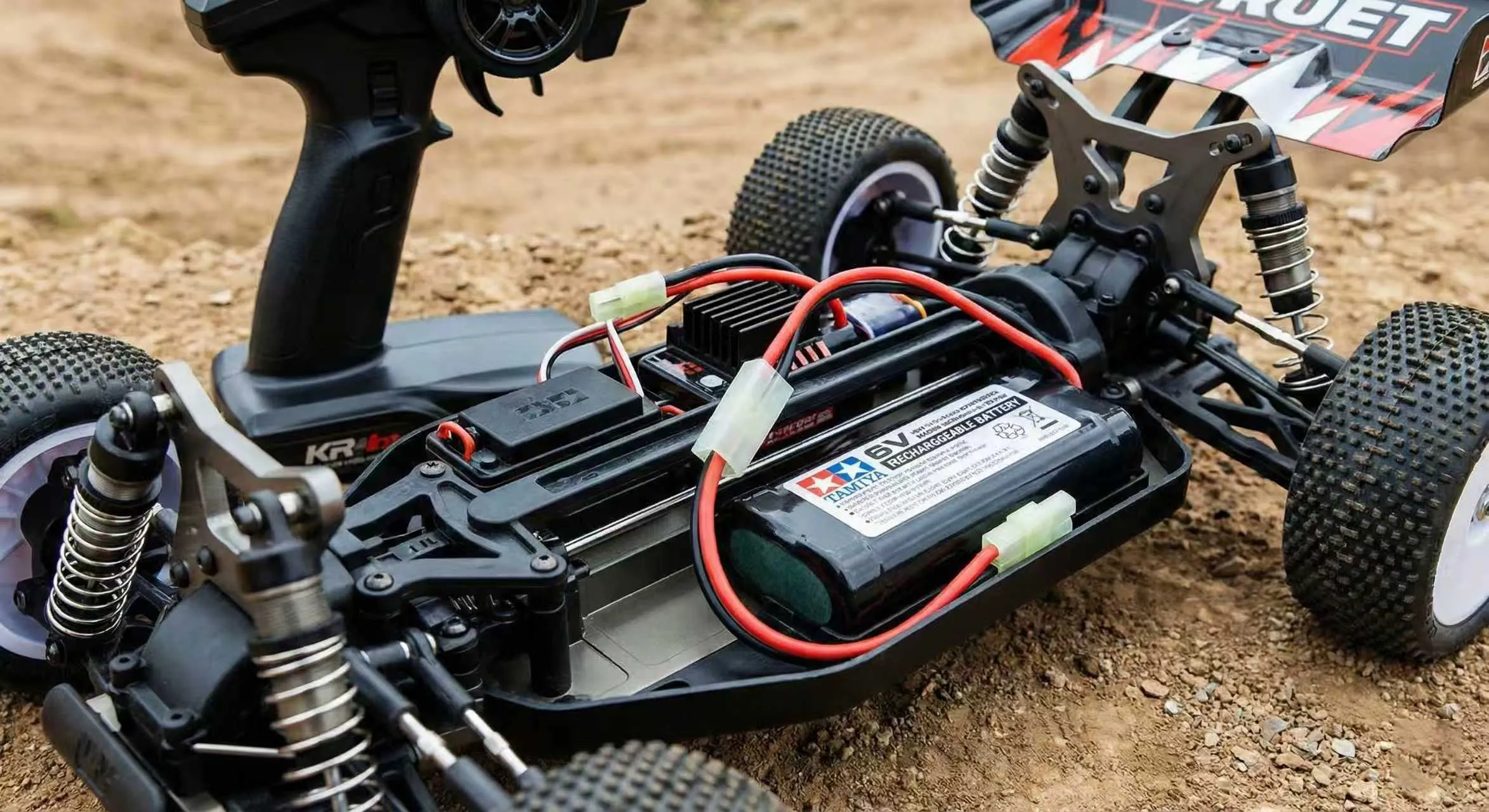 6V lityum pil ile RC model araba