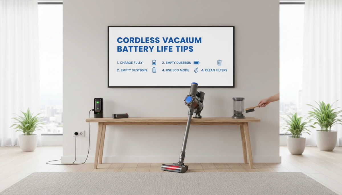 Советы по сроку службы аккумулятора беспроводного пылесоса