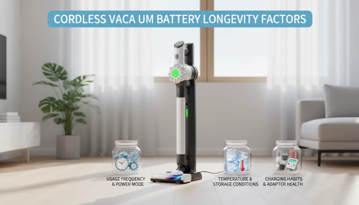 Факторы долговечности аккумулятора беспроводного пылесоса