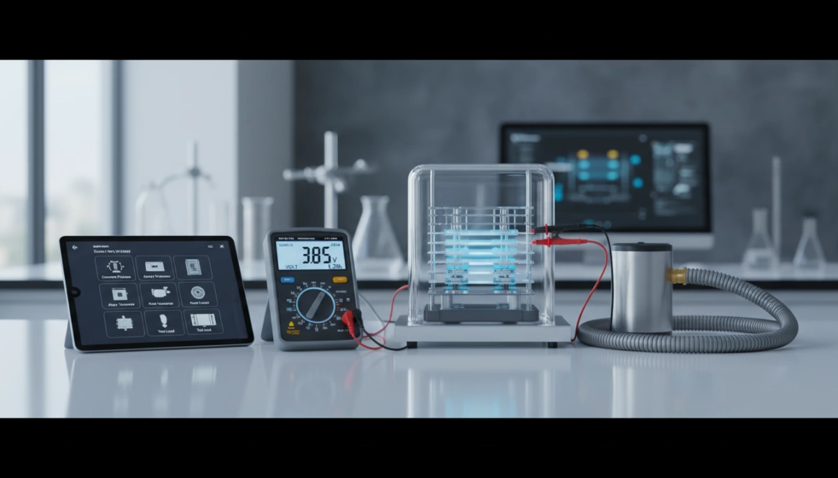 Шаги тестирования батареи пылесоса мультиметром