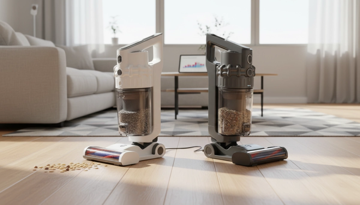 компромисс по объему пылесборника в беспроводных пылесосах