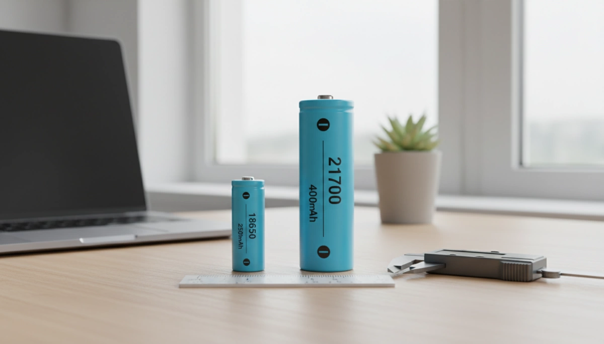 เปรียบเทียบแบตเตอรี่ลิเธียม 18650 กับ 21700