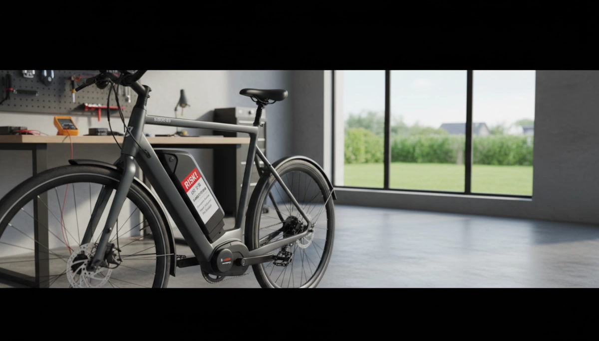 Ryzyka baterii 52V dla e-roweru 48V