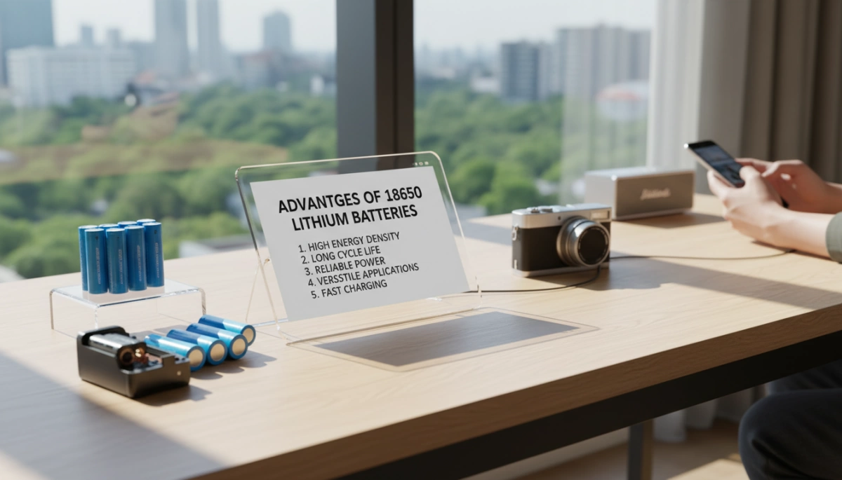 ข้อดีของแบตเตอรี่ลิเธียม 18650