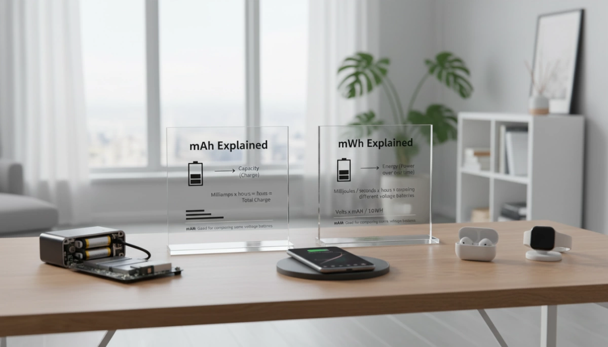 Batterie-Bewertungskennzahlen: mAh vs mWh erklärt