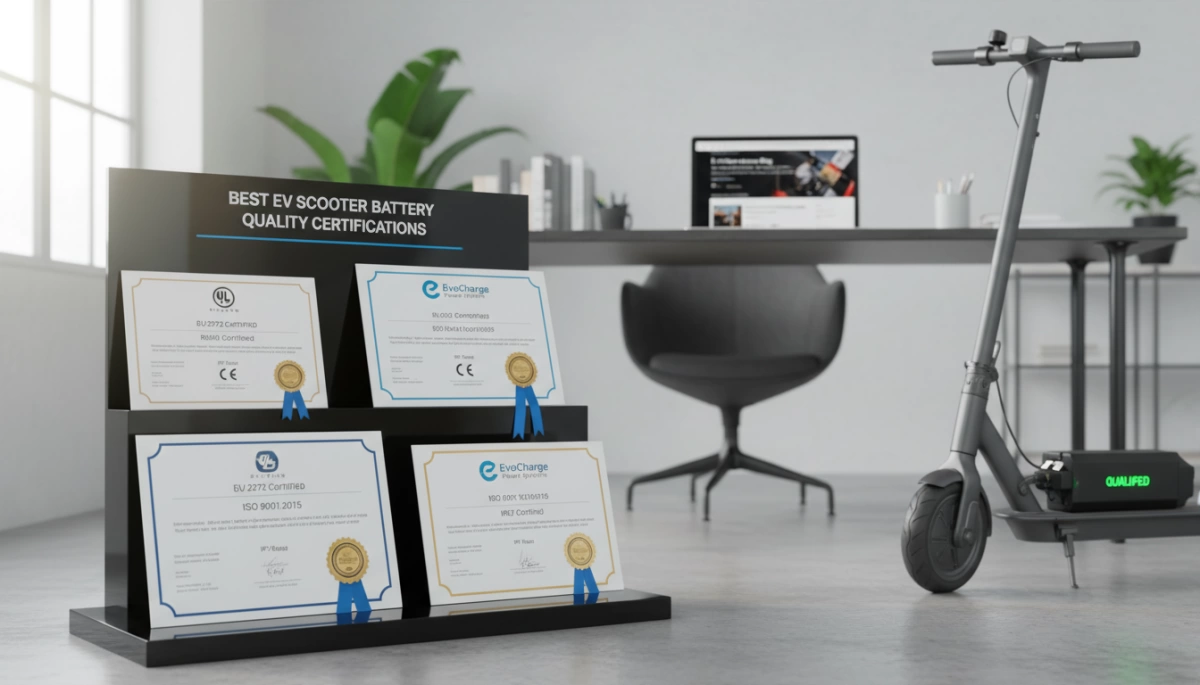 Le migliori certificazioni di qualità per batteria di scooter elettrico