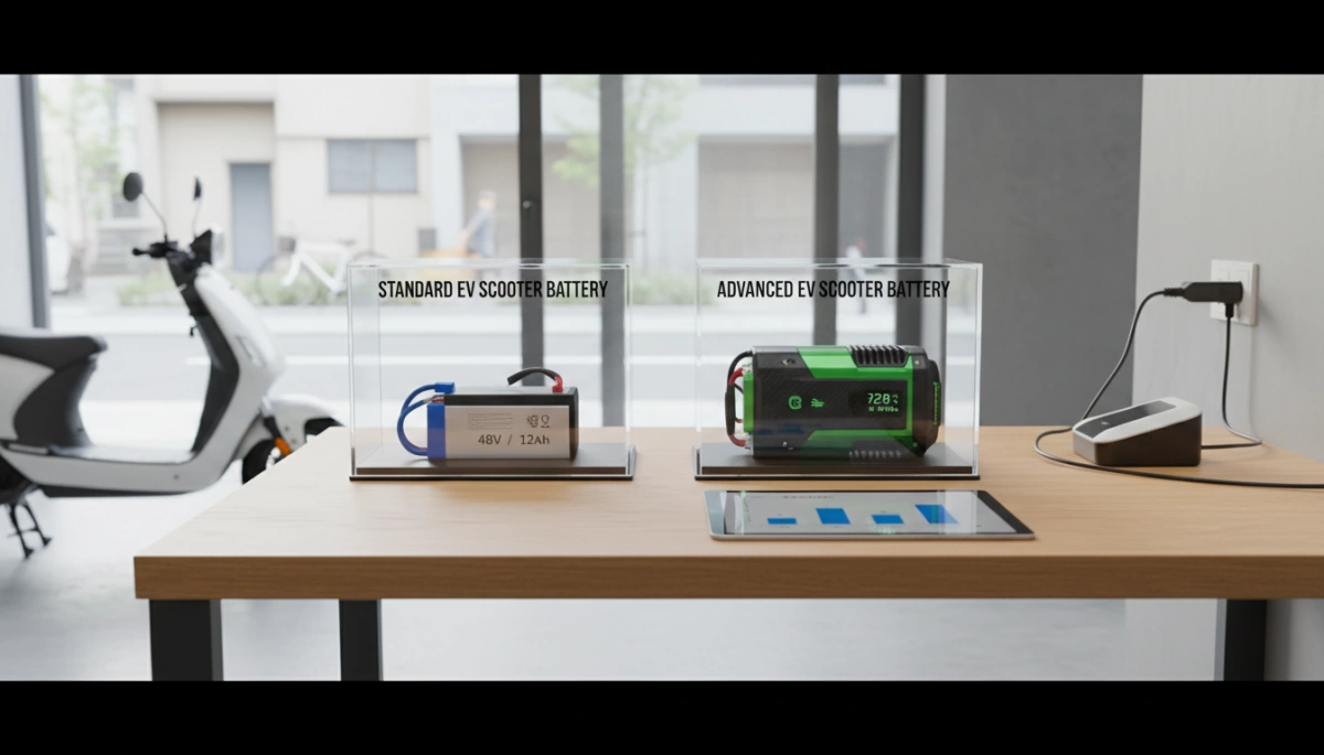 Miglior confronto di tensione e capacità della batteria per scooter EV