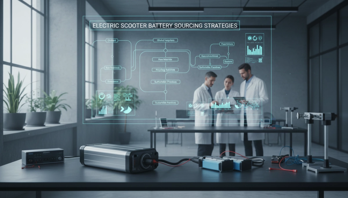 Estrategias de Abastecimiento de Baterías para Scooters Eléctricos