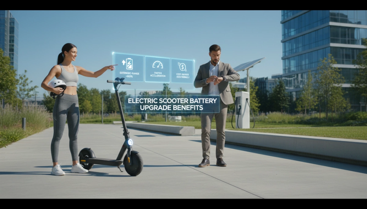 電動スクーター用バッテリーのアップグレードのメリット