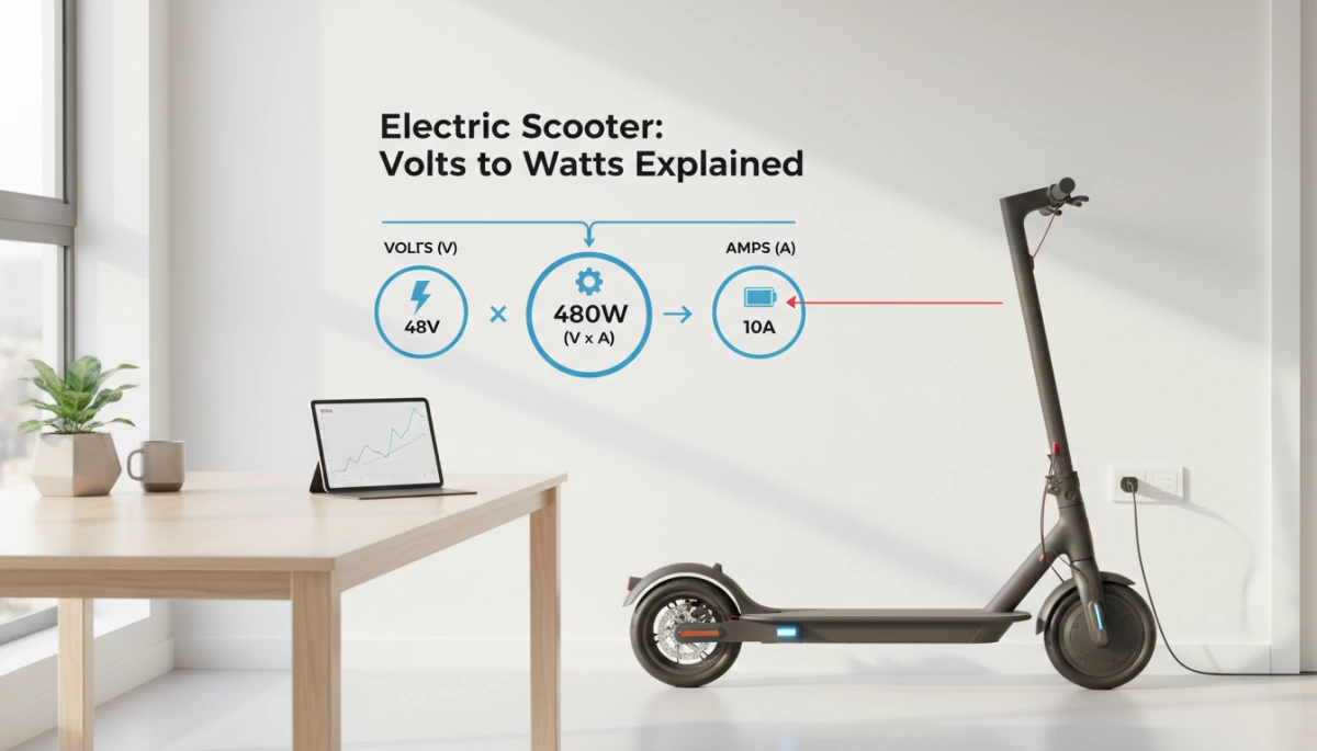 電動スクーターのボルトをワットに換算 explained